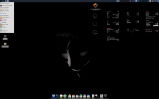 Computer screen dark background person - purism free wallpaper