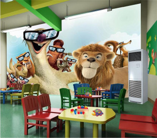 Room wall mural animals man - chris labrooy free wallpaper