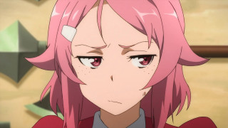 Girl pink hair big eyes - angry free wallpaper