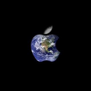 Earth moon space night sky - ecological art free wallpaper