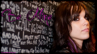 Gothic portrait wall writing pink - evaline ness free wallpaper