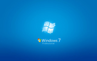 Blue wallpaper windows7 logo blue - a window 7 logo free wallpaper
