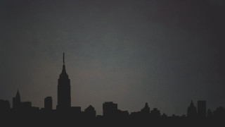 City skyline night plane serial - a matte painting free wallpaper