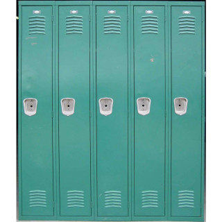 Green lockers open closed row - a row free wallpaper