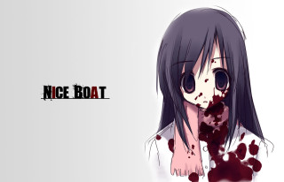 Girl blood face bloody hand - nice free wallpaper