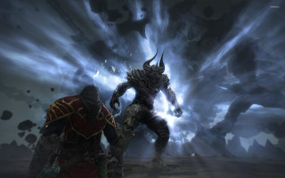 Demonic men dark foggy demons - daryush shokof free wallpaper