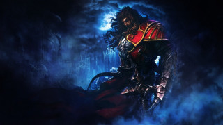 Man red black outfit dark - area free wallpaper