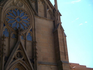 Cathedral clock tower sky background 2 - the front of its free wallpaper