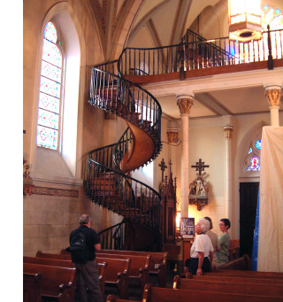 Church spiral staircase group people - free architecture wallpaper