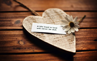 Heart shaped paper flower note 3 - dull free wallpaper