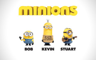Minions group sign bob character - letterism free wallpaper