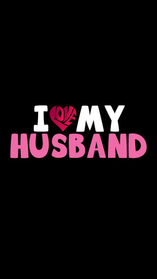 I love my husband black - allen tupper true free wallpaper
