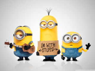 Minions sign stop guitar friends - im free wallpaper