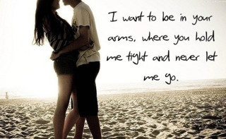 Couple kissing beach love quote - a couple kissing free wallpaper