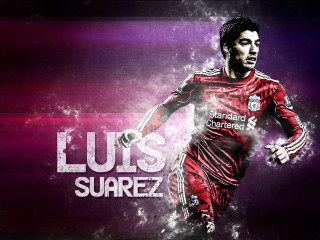 Soccer player red uniform running - the ball free wallpaper