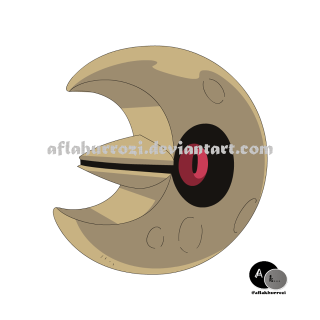 Cartoon moon red eye black - a black nose free wallpaper