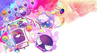Cartoon car balloons hood fun - a bunch of balloons free wallpaper