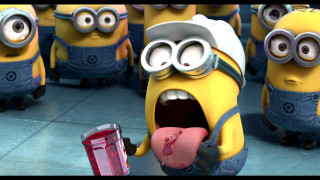 Minions red cup group fun - despicable free wallpaper