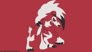 Red white wolf black white - derf free wallpaper
