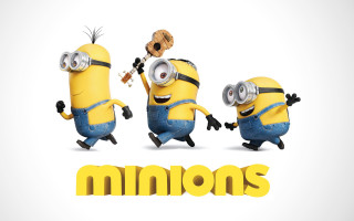 Three minions running beer hand - david teniers iii free wallpaper