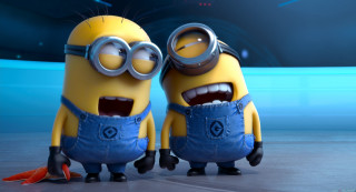 Minions microscopic cute funny gloves - incoherent free wallpaper