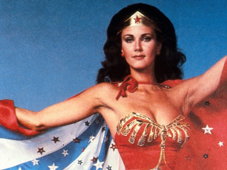 Woman costume flag pole blue - amy weber free wallpaper