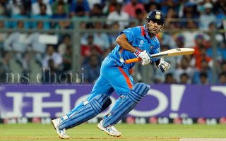 Man blue uniform playing cricket 4 - don arday free wallpaper