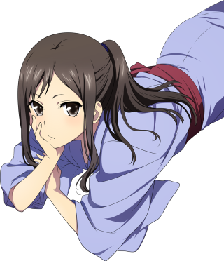 Girl laying hand face hand - the camera free wallpaper