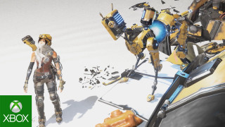 Woman robot snow field dog - doc hammer free wallpaper