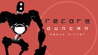 Robot red background stylized image - image of a robot free wallpaper