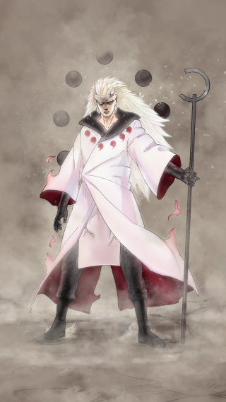 Man white black outfit staff - coat free wallpaper