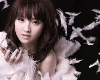 Feathery coat woman perfume angel - fei danxu free wallpaper
