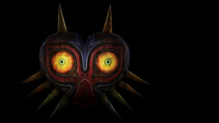 Demonic mask yellow eyes horns 2 - demonic free wallpaper