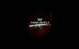 Dark background gun center image - serial free wallpaper