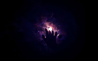 Hand reaching light dark sky - the dark sky free wallpaper