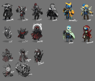 Character designs game sheet variety - league of legends concept art free wallpaper