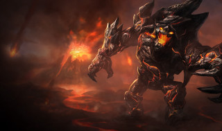 Demonic glowing eyes fiery wings - a demonic looking creature free wallpaper