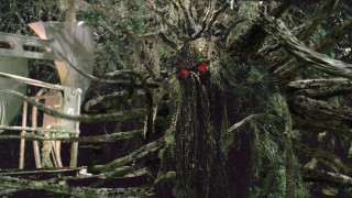 Creepy creature forest chair ladder - twin peak free wallpaper