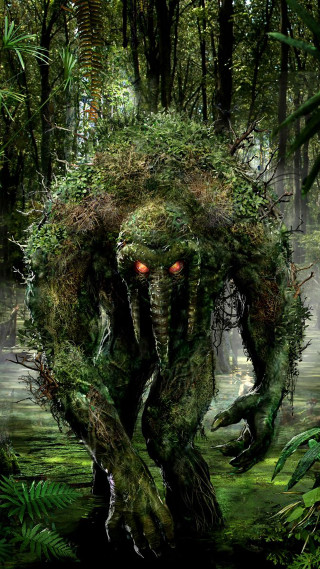 Red eyes forest creature trees - red eye free wallpaper