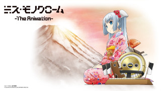 Woman sitting table clock mountain - a sky free wallpaper