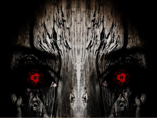 Creepy face red eyes scary - red eye free wallpaper