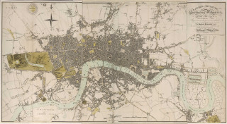 City map river plane flying - christopher wren free wallpaper