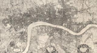 City map river bridge middle - christopher wren free wallpaper