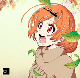 Girl red hair cat ears 2 - look free wallpaper
