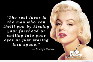 Marilyn monroe quote love life - woman free wallpaper