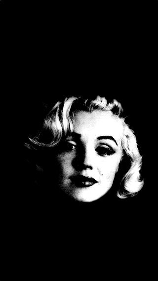 Woman black background art photography - head and shoulders portrait free wallpaper