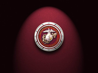 Red silver emblem gold seal - a red wall free wallpaper