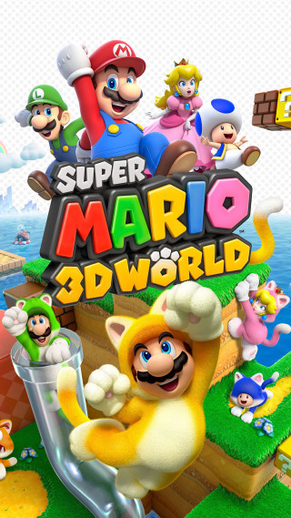 Nintendo wii mario game cover - the front free wallpaper