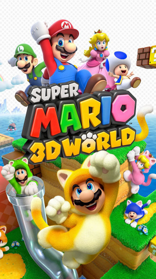 Nintendo wii mario game cover 2 - the front free wallpaper