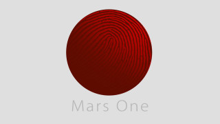 Red fingerprint mars one red - a red circle free wallpaper